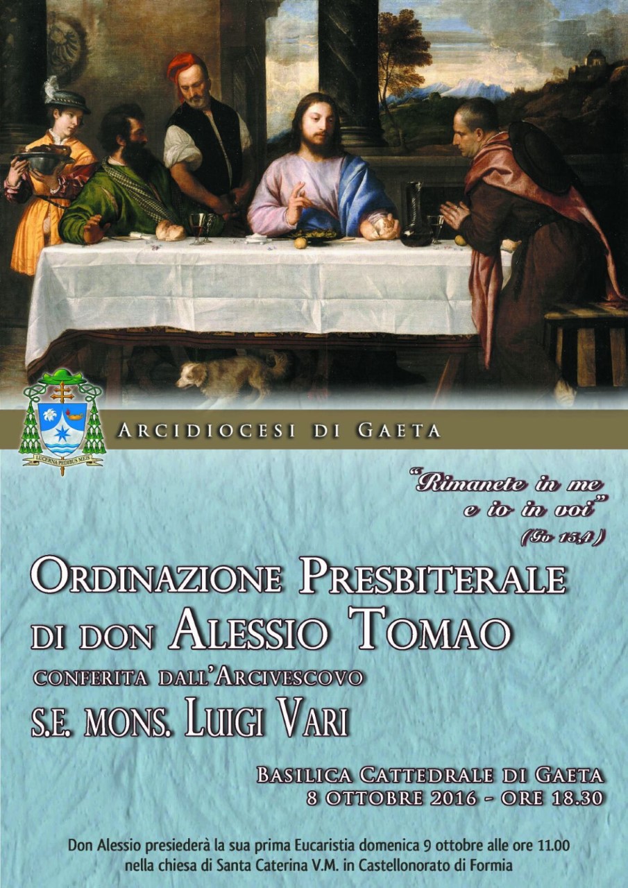 thumbnail Ordinazione Alessio Tomao