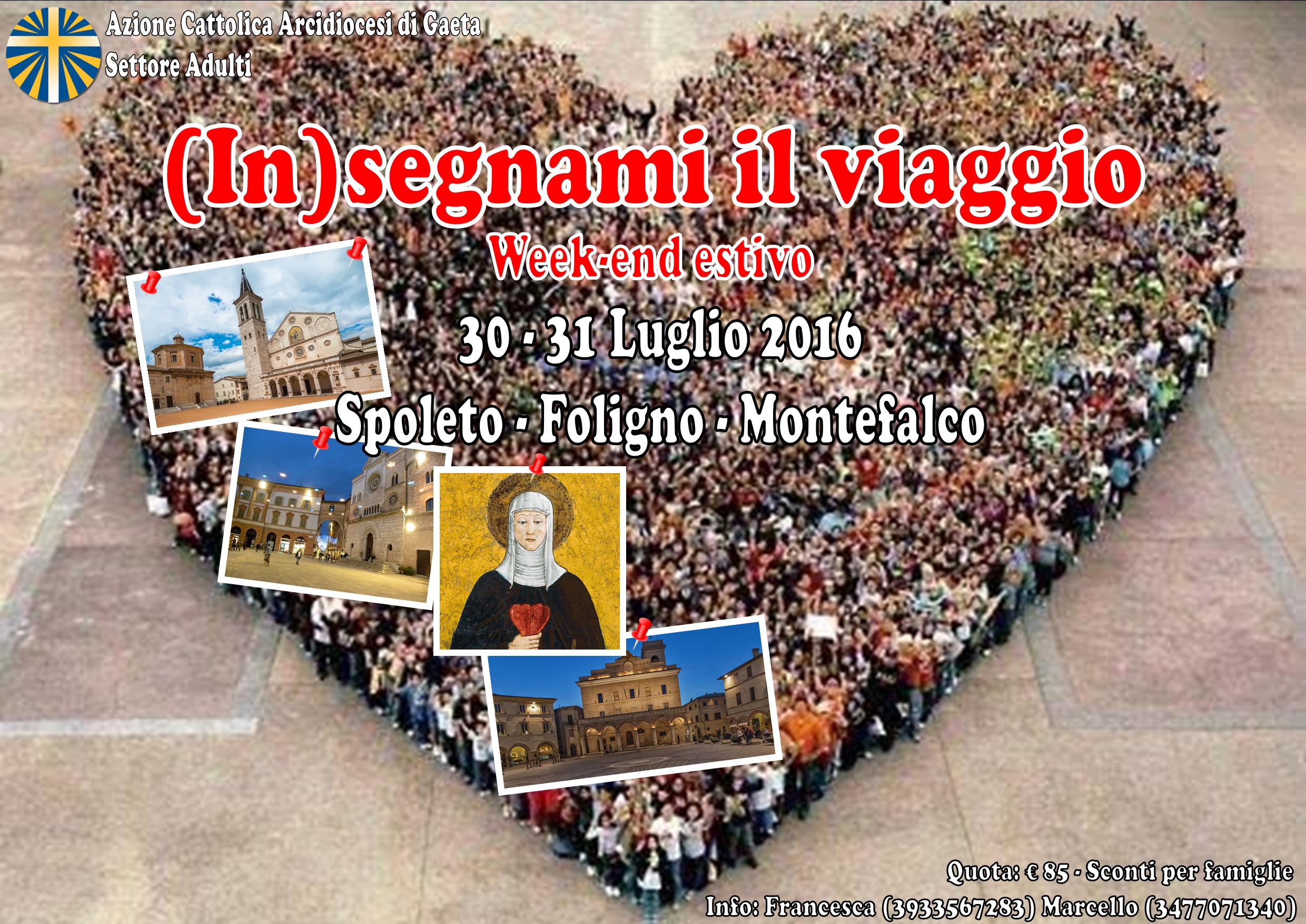 INsegnam il viaggio locandina week end Adulti