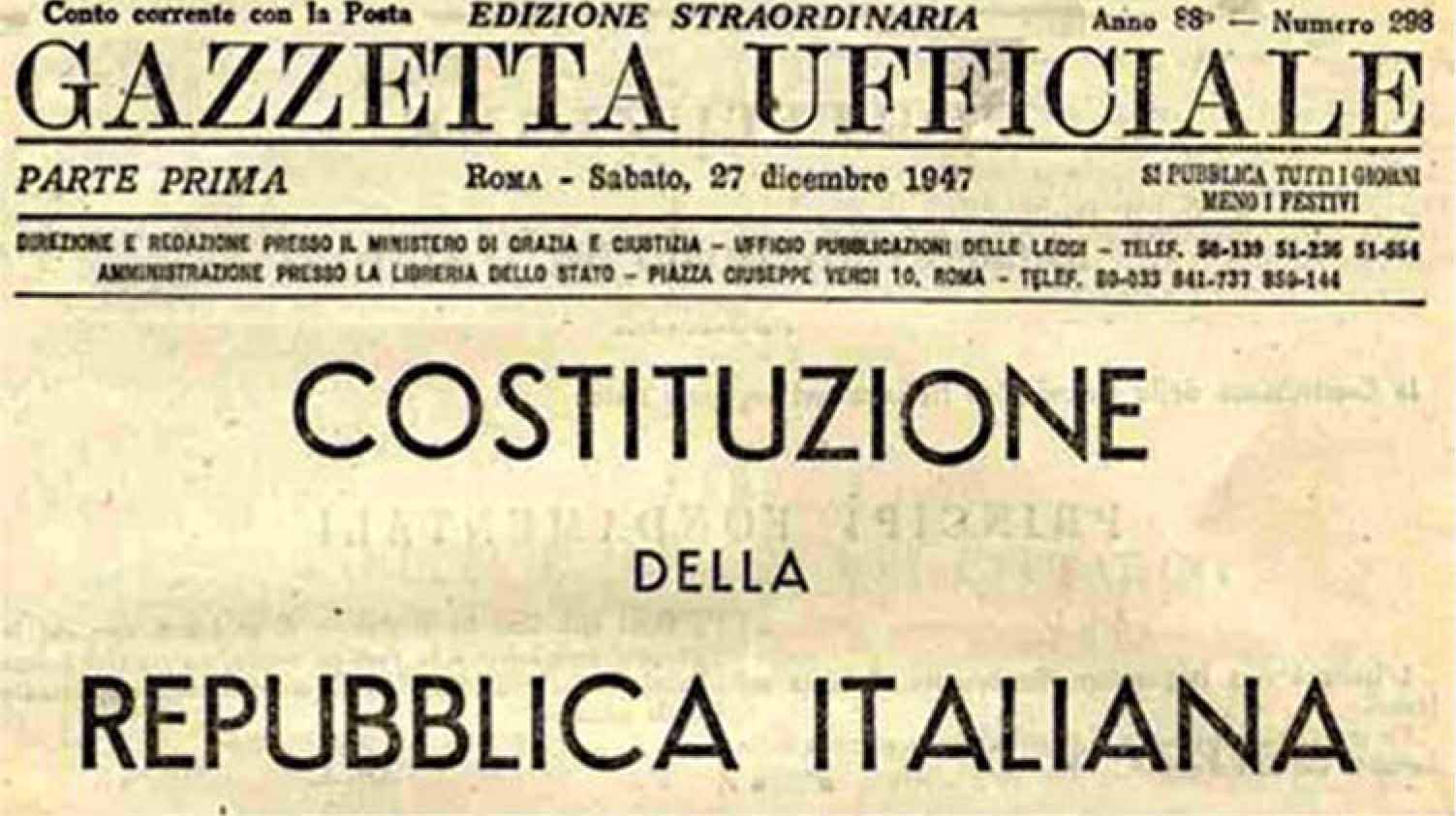 costituzione giornale